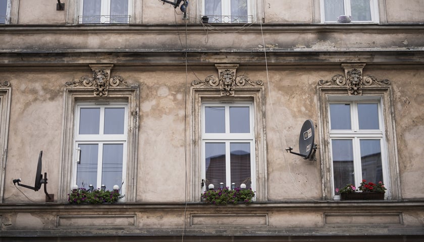 Prądzyńskiego 43 przed remontem, październik 2025