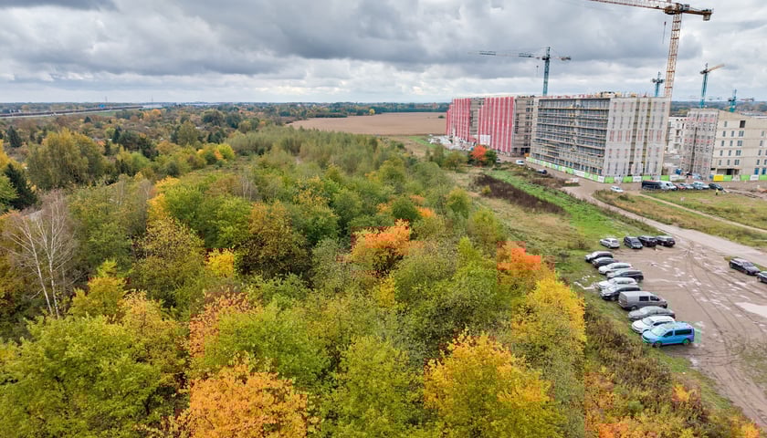 Powiększ obraz: Nowe Żerniki z lotu ptaka