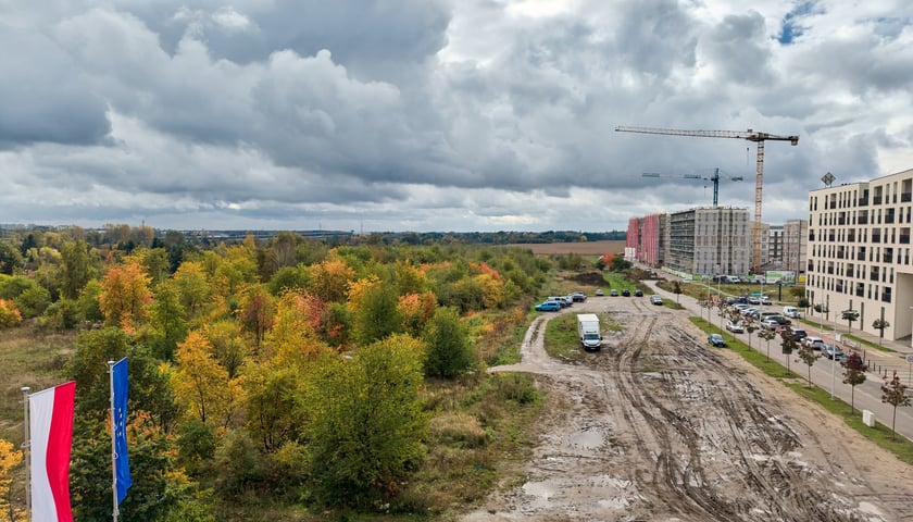 Powiększ obraz: Nowe Żerniki z lotu ptaka