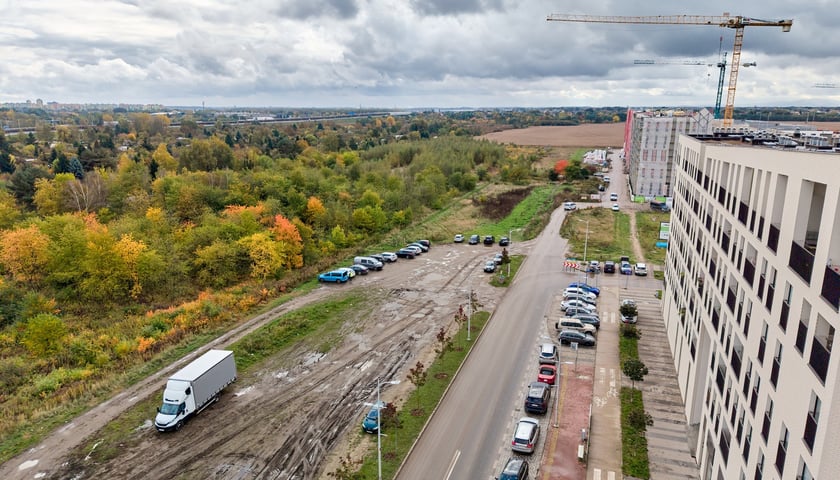 Powiększ obraz: Nowe Żerniki z lotu ptaka