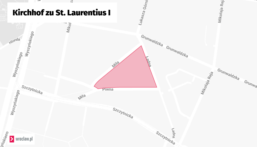 Powiększ obraz: <p>Pierwszy cmentarz parafialny św. Wawrzyńca</p>