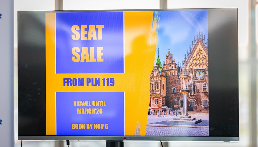 Powiększ obraz: Zapowiedź zimowego sezonu Ryanaira we Wrocławiu, 25 października 2025 roku