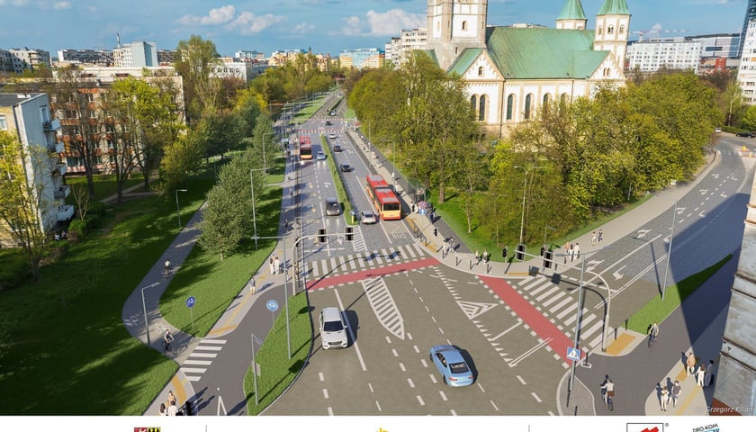 Powiększ obraz: <p>Projekt przebudowy ulicy Gajowickiej</p>