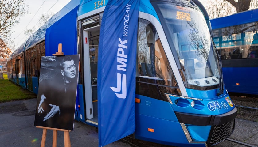 Uroczystość nadania tramwajowi MPK Wrocław imienia Wojciecha Jerzego Hasa&nbsp;