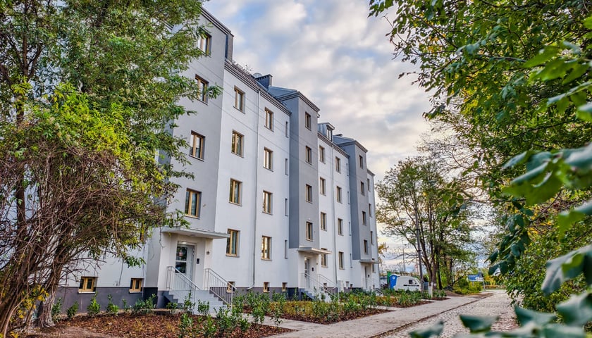 Wyremontowany budynek mieszkalny przy Wilczej