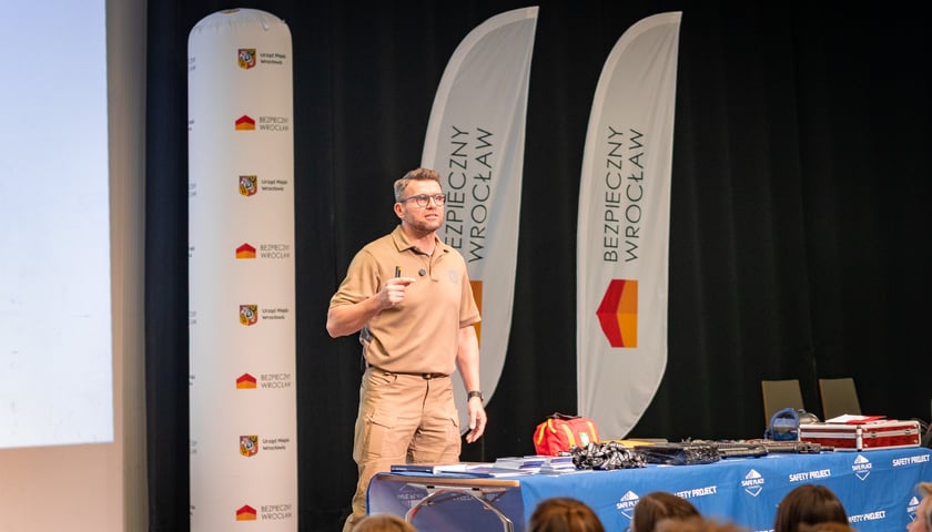mjr. rez. dr hab. inż. Jarosław Stelmach z Safety Project - prowadzący część ćwiczeniową
