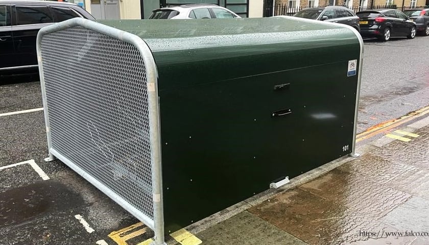 Powiększ obraz: Wiata rowerowa typu "chlebak"