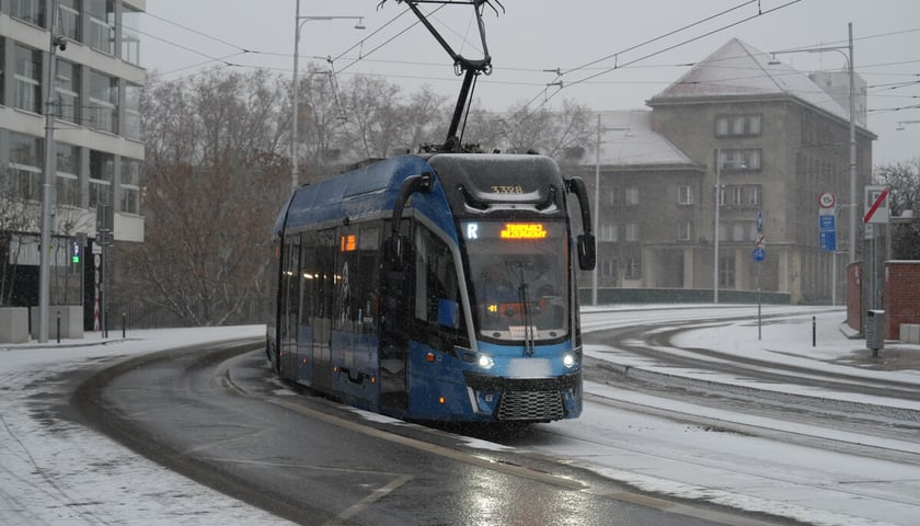 Pierwszy śnieg we Wrocławiu, 24.11.2025