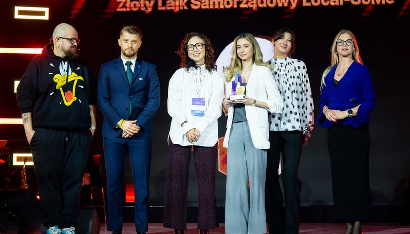 Powiększ obraz: <p>Gala Local SoMe, podczas kt&oacute;rej wręczono Złote Lajki 2025. Wrocław. 25.11.2025</p>