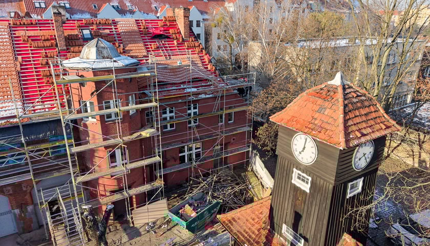 Jednostka straży pożarnej przy ul. Gdańskiej we Wrocławiu