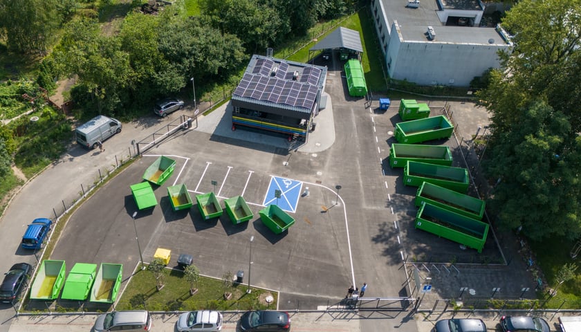 Powiększ obraz: PSZOK przy ul. Szwajcarskiej