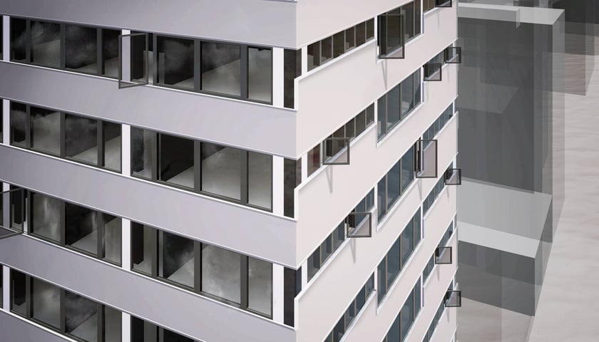 Powiększ obraz: Wizualizacja Trzonolinowca (ul. Kościuszki 72)