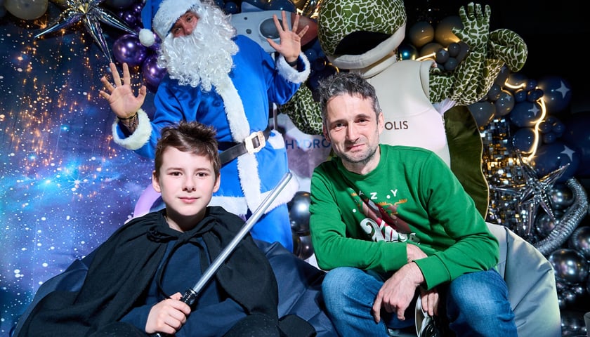 Powiększ obraz: <p>Ogierd z tatą, 10. urodziny w Hydropolis, 6 grudnia 2025</p>