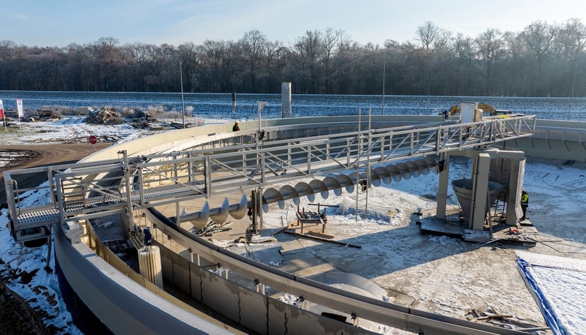 Powiększ obraz: <p>Wrocławska Oczyszczalnia Ściek&oacute;w w rozbudowie</p>