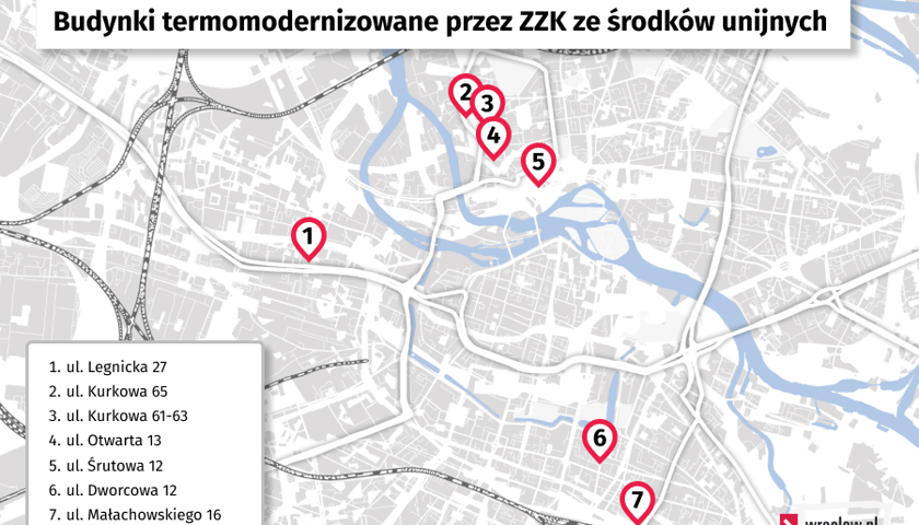 Powiększ obraz: <p>Lokalizacje wyremontowanych kamienic ze wsparcie UE</p>