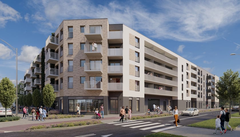 Powiększ obraz: Blok TBS-u na Brochowie - wizualizacja