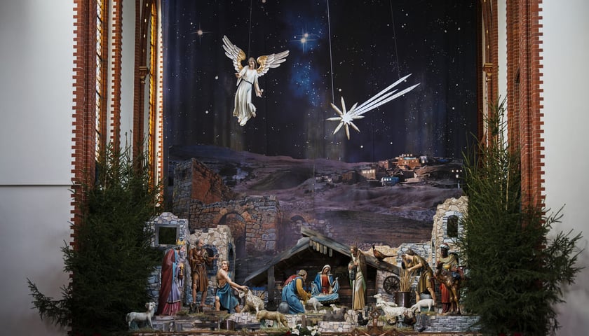 Powiększ obraz: Szopka w kościele św. Antoniego na Karłowicach