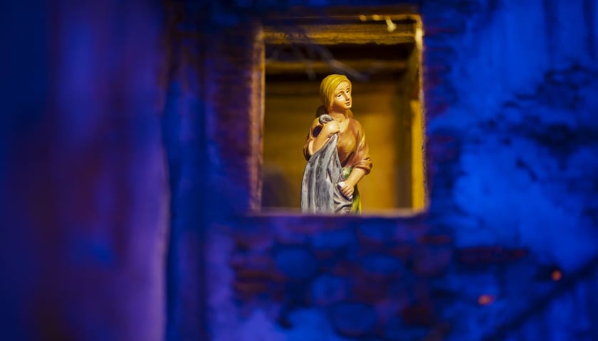 Powiększ obraz: Szopka w Katedrze Wrocławskiej na Ostrowie Tumskim