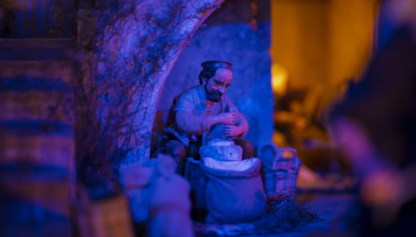 Powiększ obraz: Szopka w Katedrze Wrocławskiej na Ostrowie Tumskim