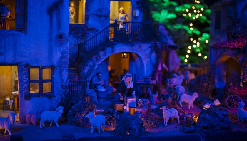 Powiększ obraz: Szopka w Katedrze Wrocławskiej na Ostrowie Tumskim