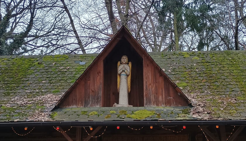 Powiększ obraz: Żywa szopka przy kościele p.w. Matki Boskiej Pocieszenia na Dąbiu