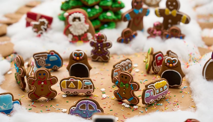 Powiększ obraz: Miasto z Piernika w Kolejkowie