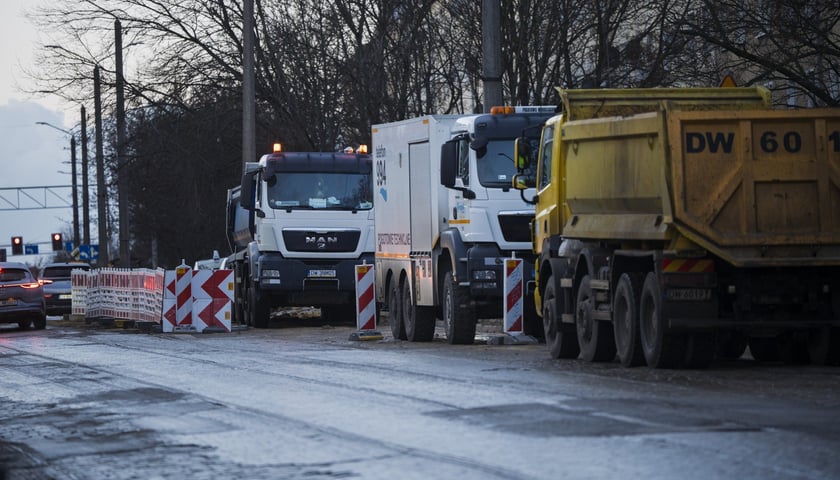 Awaria magistrali na Gajowicach