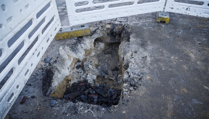 Awaria magistrali na Gajowicach