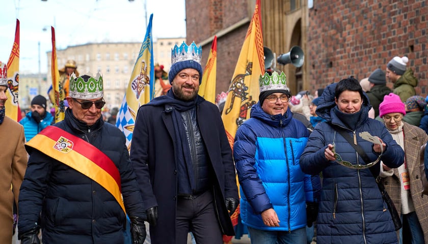 Powiększ obraz: <p>Orszak Trzech Kr&oacute;li we Wrocławiu, 06.01.2026</p>