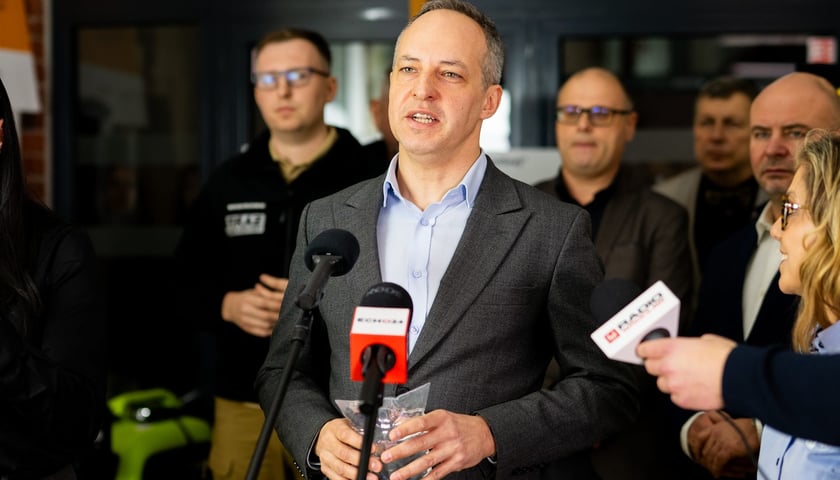 Powiększ obraz: Przemysław Gałecki, wiceprezes MPWiK