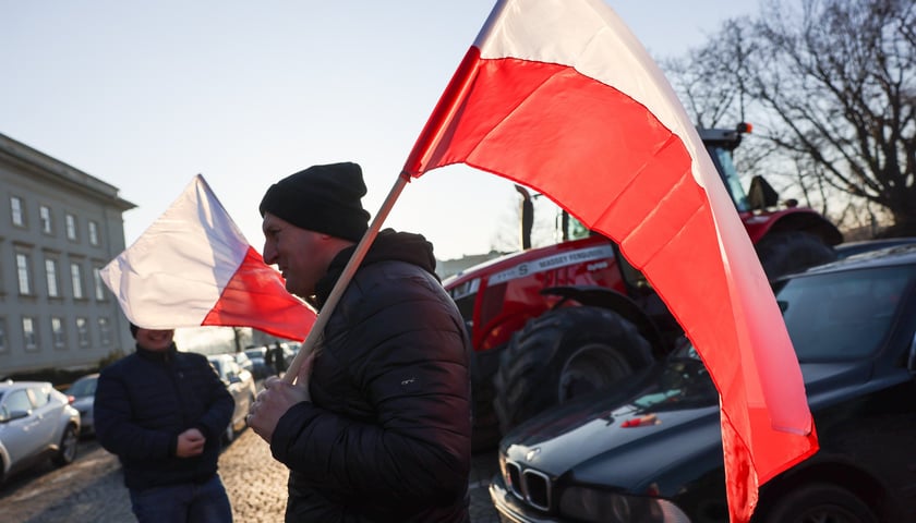 Zgromadzenie rolników pod Dolnośląskim Urzędem Wojewódzkim we Wrocławiu, 20 stycznia 2026