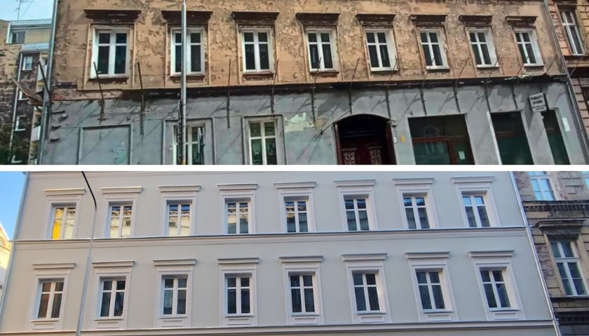 Powiększ obraz: <p>Dworcowa 10 przed i po</p>