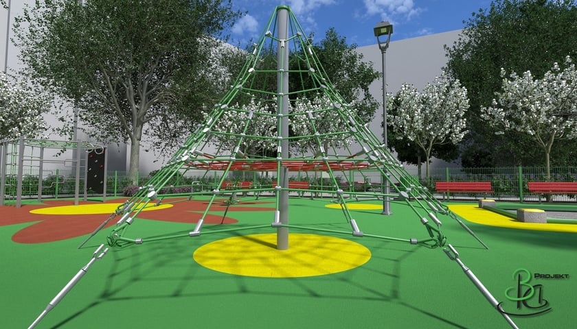 Powiększ obraz: Będą tu strefy relaksu, rekreacji i sportowe