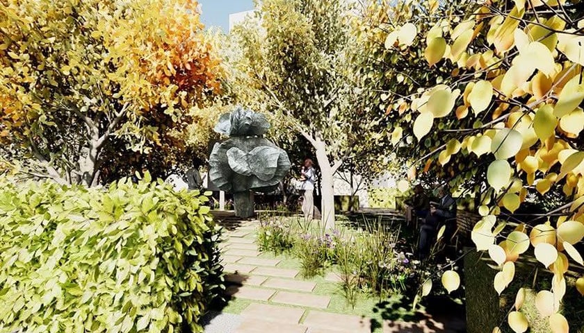 Powiększ obraz: Skwer przy ul. Podchorążych