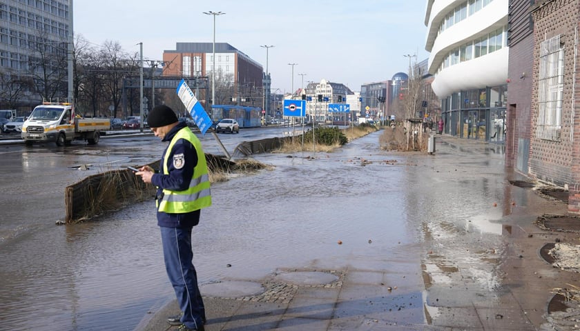 Awaria magistrali w centrum Wrocławia - 19 lutego