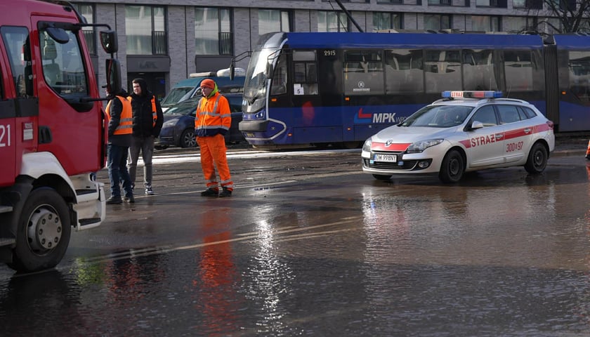 Awaria magistrali w centrum Wrocławia - 19 lutego