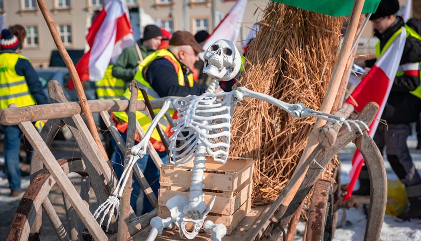 Powiększ obraz: Protest związkowc&oacute;w 20 lutego 2026