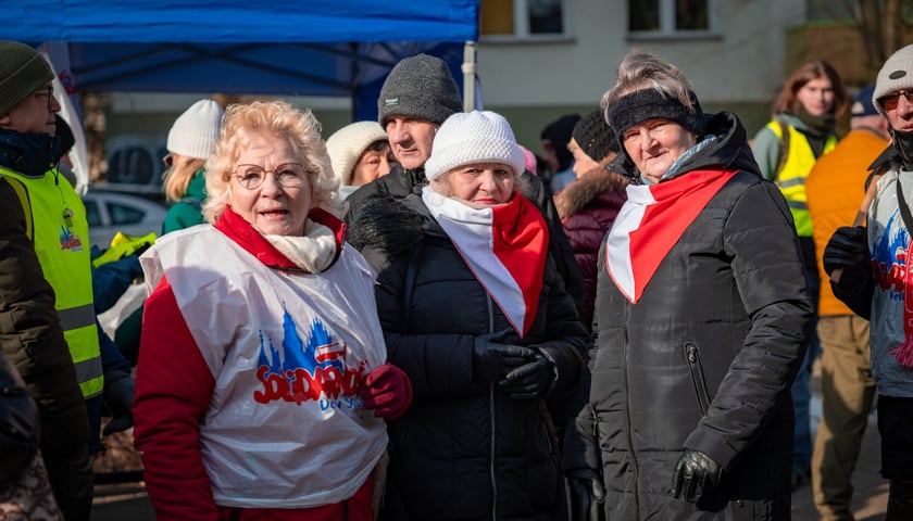 Powiększ obraz: Protest związkowc&oacute;w 20 lutego 2026