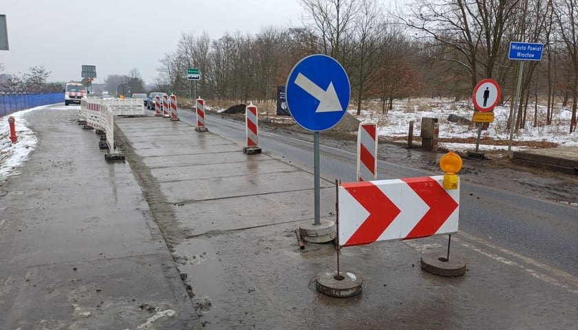 Prace na Żwirki i Wigury Zachodniej