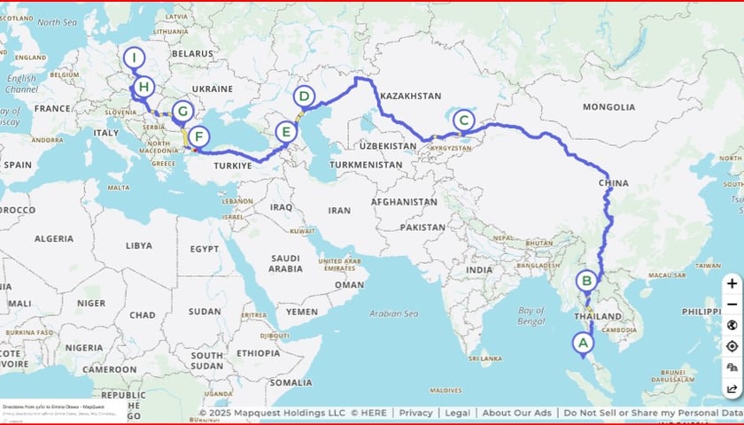 Powiększ obraz: Wyprawa "Z Ziemi Tajskiej do Polski"