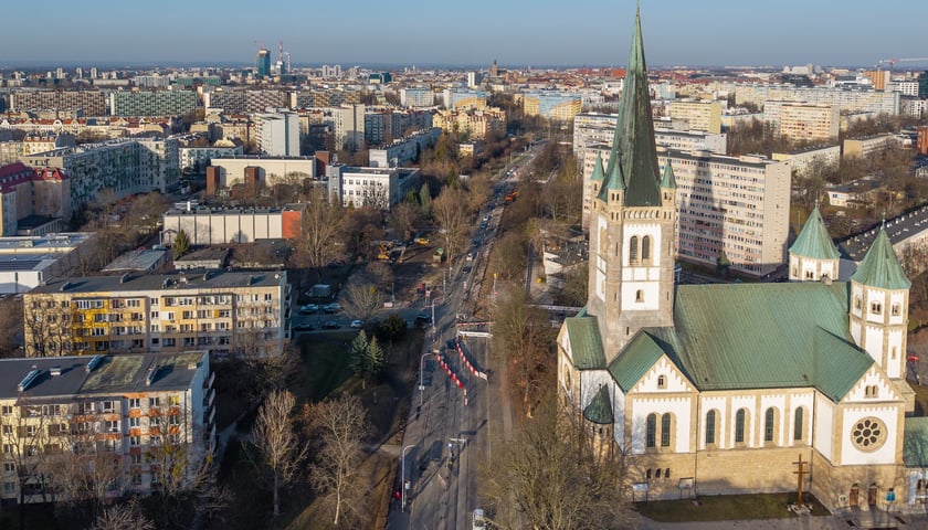 Powiększ obraz: Przebudowa ulicy Gajowickiej - stan na 27 lutego 2026