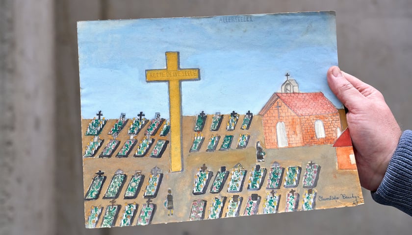 Rysunki Anneliese Tautz z Archiwum Archidiecezjalnego we Wrocławiu