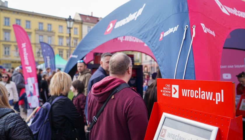 Piknik Hydropolis i MPWiK na placu Solnym we Wrocławiu z okazji Światowego Dnia Wody