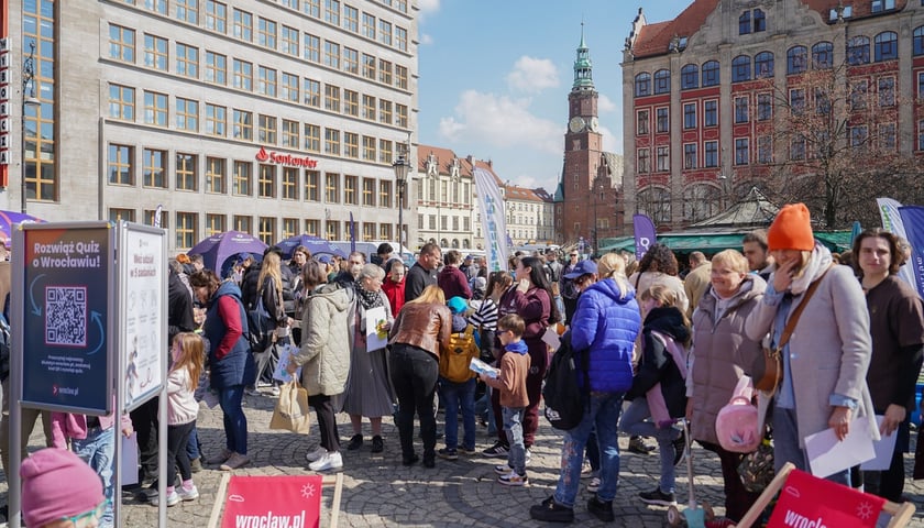 Piknik Hydropolis i MPWiK na placu Solnym we Wrocławiu z okazji Światowego Dnia Wody