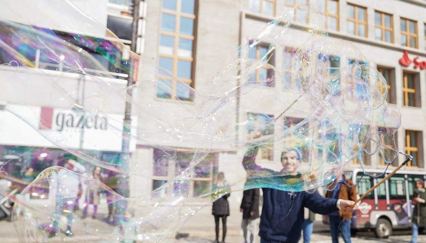 Piknik Hydropolis i MPWiK na placu Solnym we Wrocławiu z okazji Światowego Dnia Wody