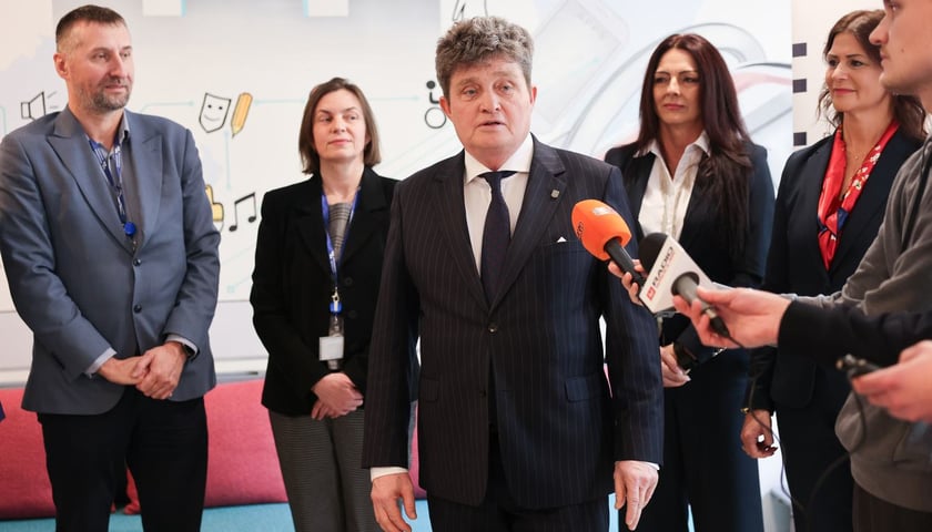 Powiększ obraz: Ryszard Kessler, wiceprezydent Wrocławia
