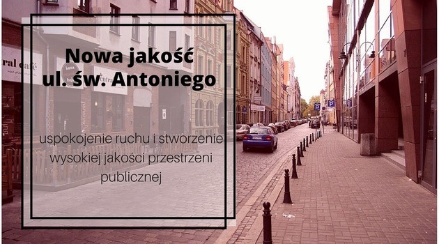 New ul. Św. Antoniego – development concept