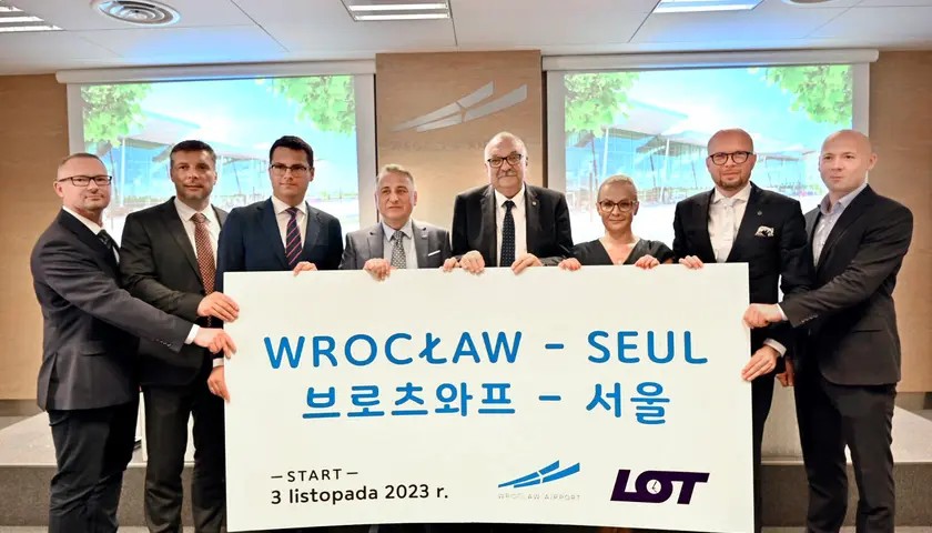 From Wroclaw to Seoul directly by air! The first intercontinental flight from the capital of Lower Silesia