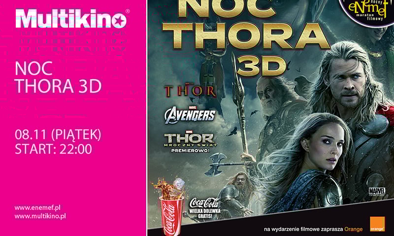 ENEMEF: Noc Thora 3D w Multikinie