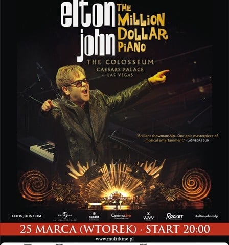 Elton John i jego Fortepian w Multikinie